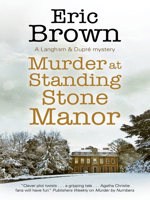 Title details for Murder at Standing Stone Manor by Eric Brown - Available